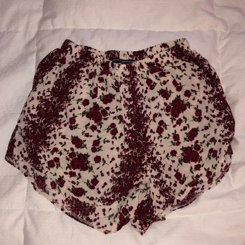 brandy melville rose shorts
